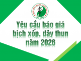 Yêu cầu báo giá bịch xốp, dây thun năm 2026