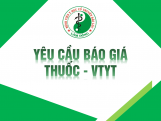 Yêu cầu báo giá thuốc, vật tư y tế