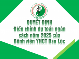 QUYẾT ĐỊNH ĐIỀU CHỈNH DỰ TOÁN NGÂN SÁCH NĂM 2025...