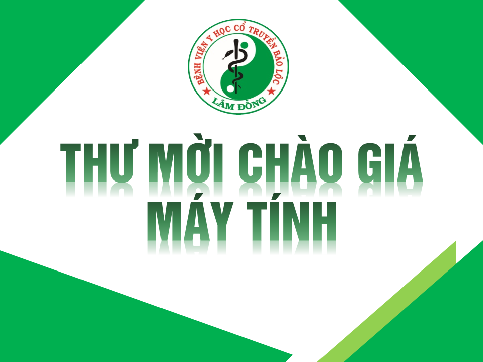 Thư mời chào giá máy tính